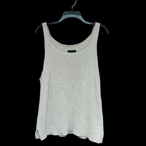 LIKE NEW J. Crew Beige Knit Tank Top Size L